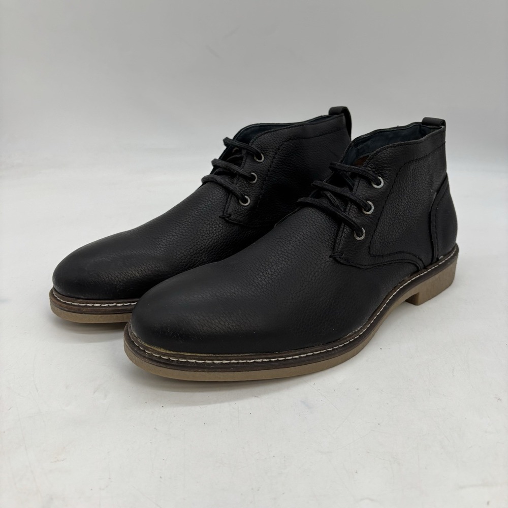 Gordon Rush Hayes Shoes Mens 8.5 Black Suede Lace Up Boots Casual Dress $199